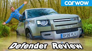 Land Rover Defender 2021 indepth on and offroad REVIEW [upl. by Ojibbob]