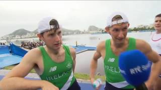 Irish Rowers Gave The Funniest TV Interview At Rio Olympics 2016 [upl. by Eseret169]