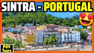 SINTRA Portugal 😍A RealLife Fairytale Town Near Lisbon Walking Tour 4K [upl. by Atsahc]