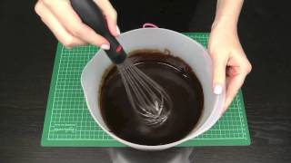 Make Chocolate Ganache Frosting EASY Recipe and Instructions  A Cupcake Addiction How To Tutorial [upl. by Altheta]