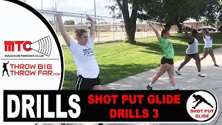 SHOT PUT DRILLS GLIDE 3 [upl. by Sivle]