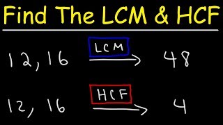 How To Find The LCM and HCF Quickly [upl. by Nirad]