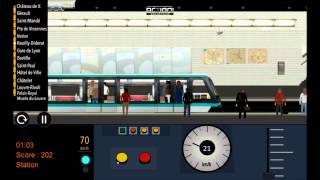 Paris metro simulator ligne 1 Est [upl. by Nohsauq]