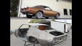 1970 Z28 Camaros one year restoration in 40 minutes MetalWorks step by step camaro stock build [upl. by Montgomery]