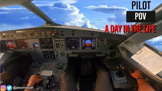 A Day in the Life as an Airline Pilot 3  PILOT POV  A320 MOTIVATION 4K HD [upl. by Sholom546]