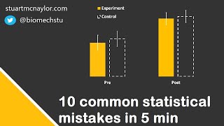 Ten Statistical Mistakes in 5 Min [upl. by Jezrdna]