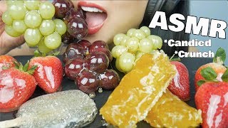 ASMR CANDIED FRUITS Tanghulu HONEYCOMB  ALOE VERA CRACKLING EATING SOUNDS No Talking  SASASMR [upl. by Acirred132]