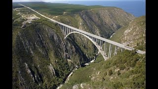 SOUTH AFRICA  The worlds highest bungee jump bridge216 Meter [upl. by Bernt397]