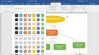 CÓMO HACER UN MAPA CONCEPTUAL EN WORD [upl. by Oriaj589]