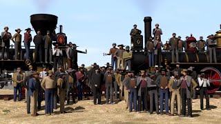 The Promontory Odyssey  Finishing the First Transcontinental Railroad [upl. by Daiz754]