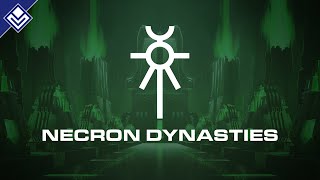 Necron Dynasties  Warhammer 40000 [upl. by Kerrison931]