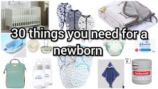 30 things to buy for a newborn baby  baby shopping list [upl. by Farrell]