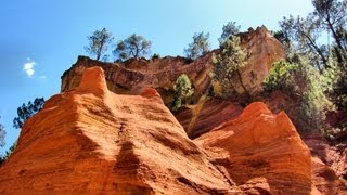 Roussillon  Sentier des Ocres Provence France HD videoturystaeu [upl. by Mahoney]