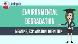 What Is ENVIRONMENTAL DEGRADATION ENVIRONMENTAL DEGRADATION Definition amp Meaning [upl. by Arondel492]