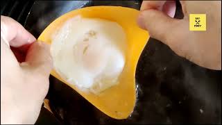 How To Make POACHED EGGS in SILICONE CUPS [upl. by Nebe]