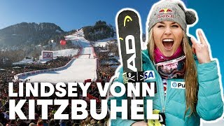 A Tour of the Legendary Kitzbühel Ski Race with Lindsey Vonn [upl. by Kehr42]