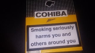 Cohiba Mini Cigars Review [upl. by Auburn]