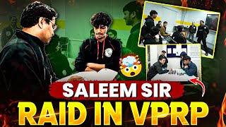 Saleem Sir Raid in VPRP 🤯  Surprise Visit at Vidyapeeth Residential Program [upl. by Duj]