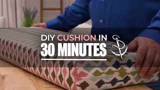 Make a Box Corner Cushion  The 30 Minute Cushion [upl. by Adnuahsor721]