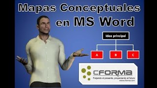 Cómo hacer Mapas Conceptuales en Word [upl. by Ahterod]