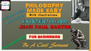 Jean Paul Sartre Existentialism Philosophy [upl. by Eelyek]