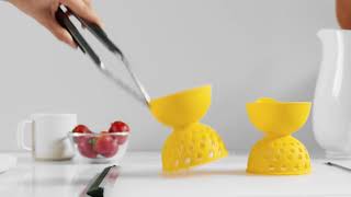 OXO Silicone Egg Poacher [upl. by Llehcram]