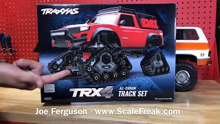 Traxxas TRX4 Track Set Install and Review  Product Review [upl. by Rafaela]