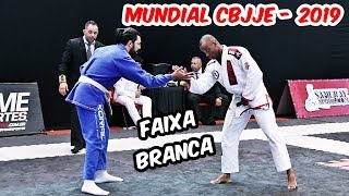 Jiu Jitsu  Luta  Faixa Branca  Mundial CBJJE  2019 [upl. by Ahser]