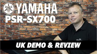 Yamaha PSR SX700 Review  Lots Of Playing Demos [upl. by Katonah]