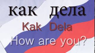 Russian for Beginners  Kak Dela  How are You [upl. by Cence]