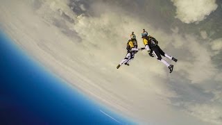 High altitude acrobatic skydiving FULL RUN  Red Bull Skycombo [upl. by Niawtna570]