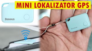 BASEUS Mini Lokalizator GPS Lokalizator Bluetooth Kluczy Alarm [upl. by Eelyahs562]