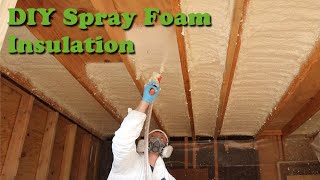 DIY Spray Foam Insulation  What You Need to know Before You Start [upl. by Llewkcor206]