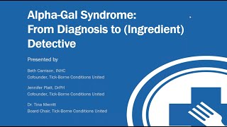 AlphaGal Syndrome From Diagnosis to Ingredient Detective  FARE Webinar [upl. by Notrem804]