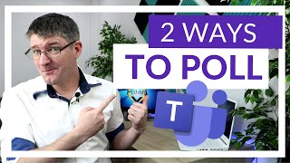 How to create a Poll in Microsoft Teams [upl. by Melba]