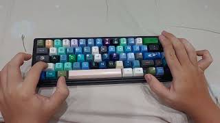 Sound Test Gas67 vs KTT Strawberry 5pin lubed SA SP keycap stab stock holee mod [upl. by Jarietta977]