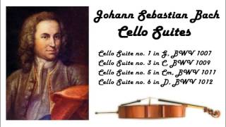 Johann Sebastian Bach  Cello suites in 432 Hz great for reading or studying [upl. by Yrdnal]