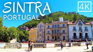 SINTRA Portugal Walking Tour 2023  Portugal 4K ASMR [upl. by Yltnerb438]