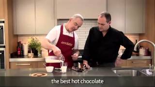 How to make a hot chocolate using an aerolatte milk frother [upl. by Christan589]