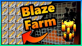 Minecraft Blaze Farm  1150 Blaze Rods per Hour  120  121 [upl. by Lyrehc]