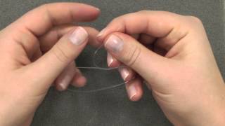 How to Tie a Surgeons Knot  a Simply Beads Club Tutorial [upl. by Ahserak]