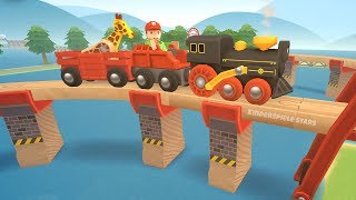 Brio World Eisenbahn Wasserwelt InselBrücken 🌉 Kinderspiele Stars deutsch [upl. by Hafinah]