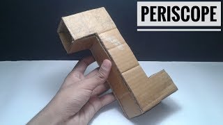 How To Make Simple Periscope From Cardboard and Mirrors  Periscope [upl. by Wamsley130]