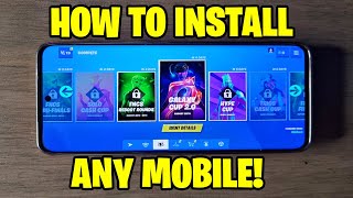 How To Install amp Download Fortnite On Any Mobile Device For FREE [upl. by Berliner]