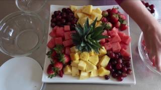 Super Impressive ThrowTogether Fruit Platter For Easy Entertaining [upl. by Tessa100]