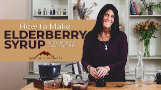 How to Make Elderberry Syrup amp Pro Tips Tieraona Low Dog MD [upl. by Helms]