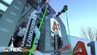 Mikaela Shiffrin earns 63rd World Cup win in Lienz  NBC Sports [upl. by Ybhsa808]