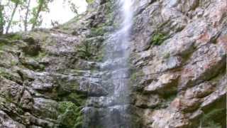 Zeleni vir Schlucht  Wasserfall bei Skrad Gorski Kotar Kroatien [upl. by Kinemod277]