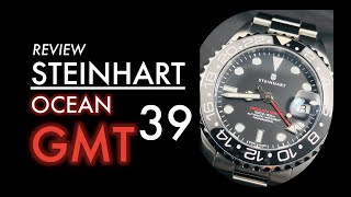 STEINHART OCEAN GMT 39 Black Ceramic Spanish [upl. by Atiruam]