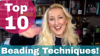 Top 10 Techniques for Beaded Jewelry [upl. by Sandor]